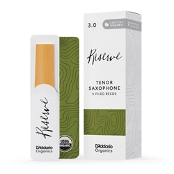 D'Addario Organic Reserve Tenor Saxophone Reeds #3, Box of 5