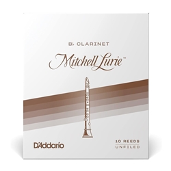 D'Addario Mitchell Lurie Bb Clarinet Reeds #3, Box of 10