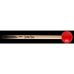 Innovative Percussion IP902 James Ross Mediium Soft Mallets, 1-1/8" RED - RATTAN