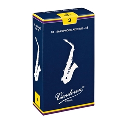Vandoren Alto Sax Reeds #3.5, Box of 10