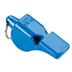 Fox 40 Mini Whistle w/ Breakaway Lanyard, Blue