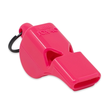 Fox 40 Mini Whistle w/ Breakaway Lanyard, Pink